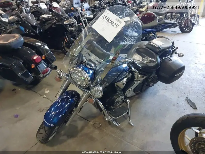2009 Yamaha Xvs1300 Ct VIN: JYAVP25E49A009921 Lot: 45489025