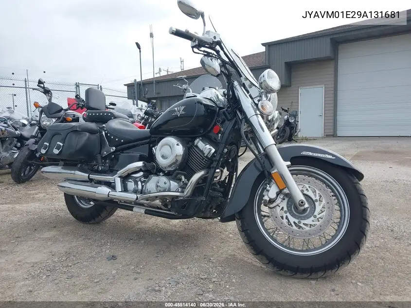 2009 Yamaha Xvs650 A/At VIN: JYAVM01E29A131681 Lot: 45514140