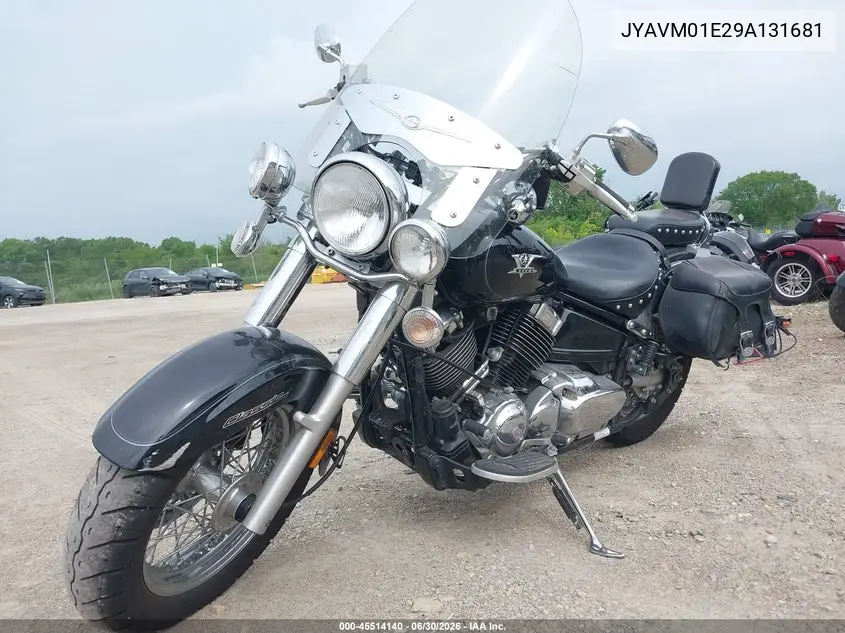 2009 Yamaha Xvs650 A/At VIN: JYAVM01E29A131681 Lot: 45514140