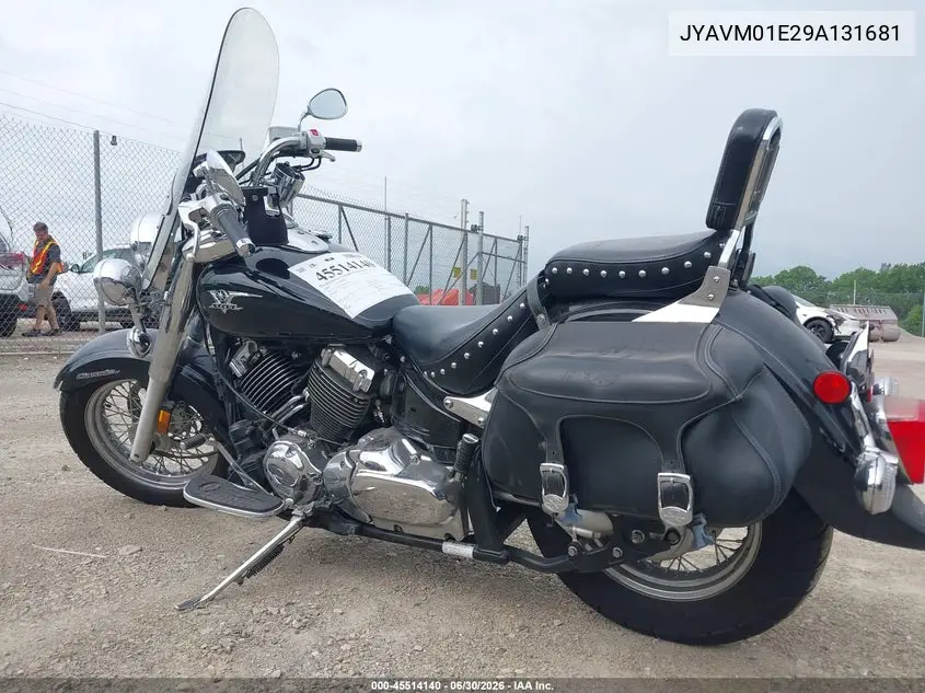2009 Yamaha Xvs650 A/At VIN: JYAVM01E29A131681 Lot: 45514140