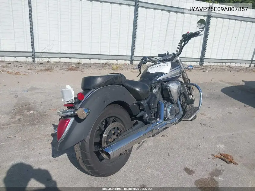 2009 Yamaha Xvs1300 Ct VIN: JYAVP25E09A007857 Lot: 45518193
