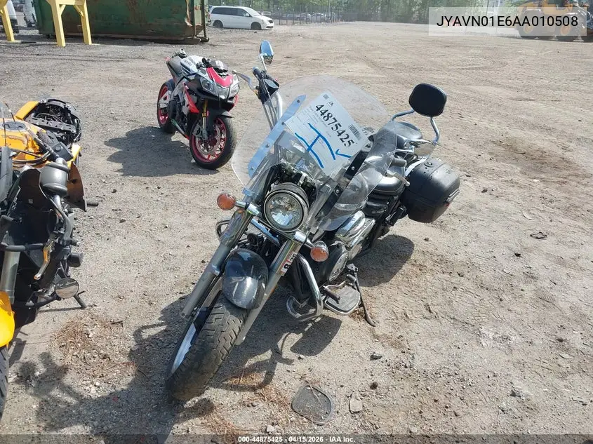 2010 Yamaha Xvs950 A VIN: JYAVN01E6AA010508 Lot: 44875425