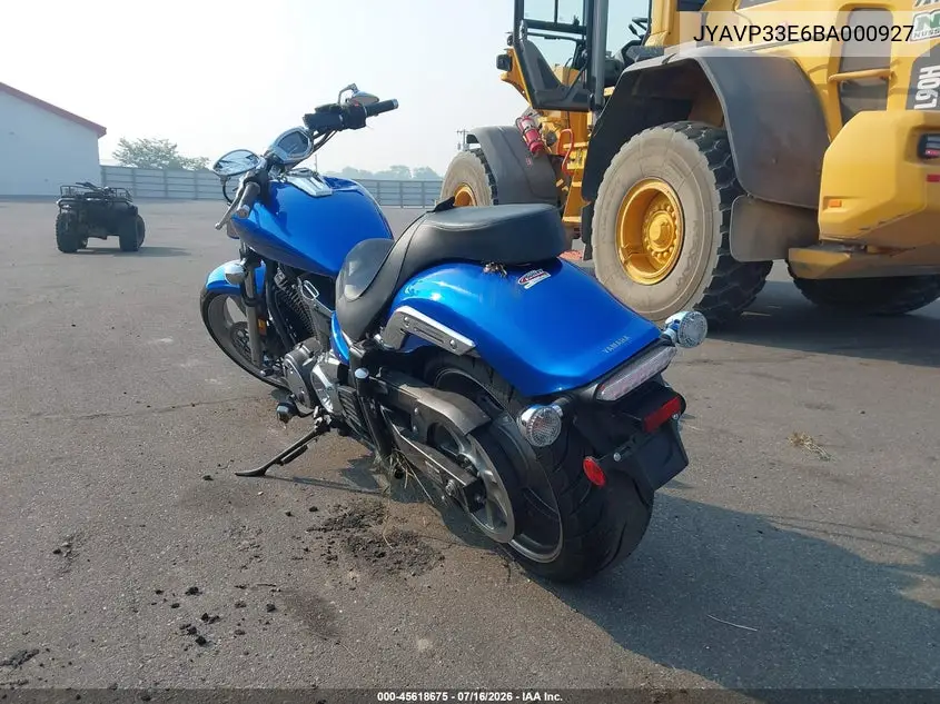 2011 Yamaha Xvs1300 Cu VIN: JYAVP33E6BA000927 Lot: 45618675