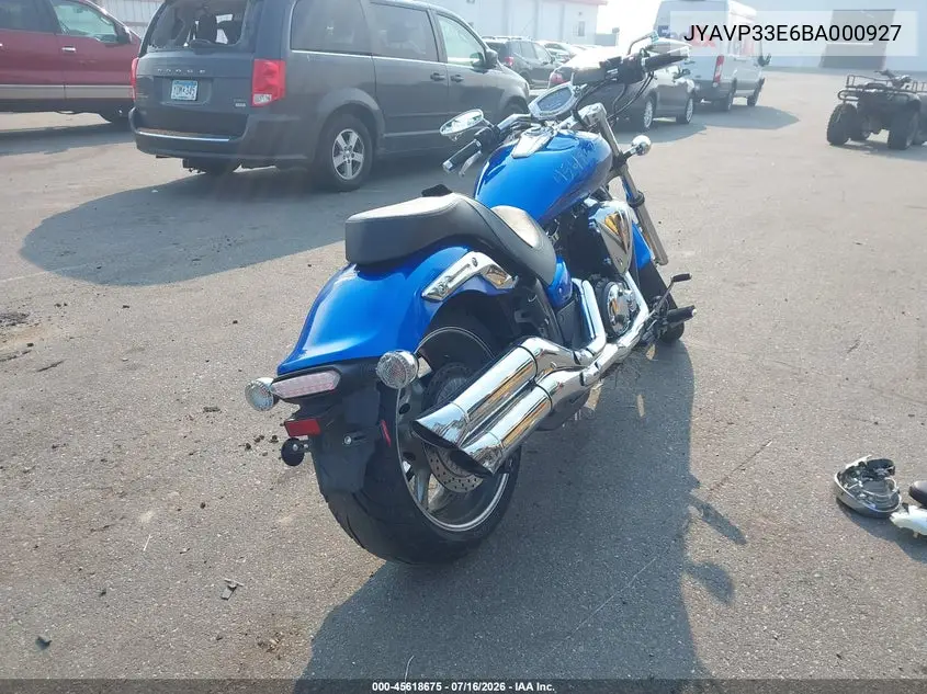 2011 Yamaha Xvs1300 Cu VIN: JYAVP33E6BA000927 Lot: 45618675