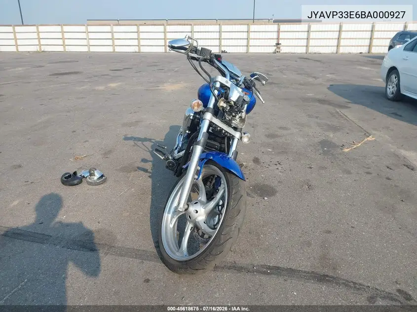 2011 Yamaha Xvs1300 Cu VIN: JYAVP33E6BA000927 Lot: 45618675