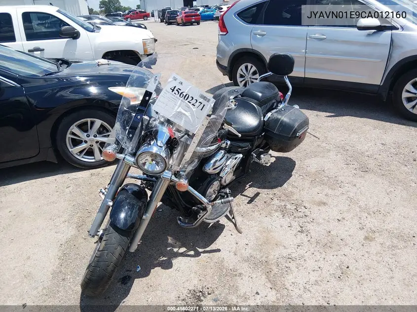 2012 Yamaha Xvs950 A/Ct VIN: JYAVN01E9CA012160 Lot: 45602271