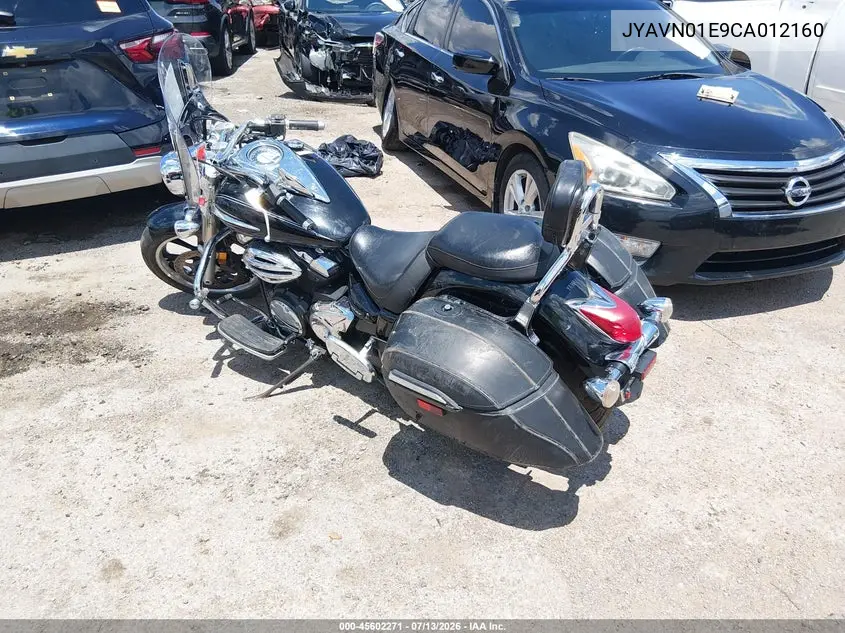 2012 Yamaha Xvs950 A/Ct VIN: JYAVN01E9CA012160 Lot: 45602271