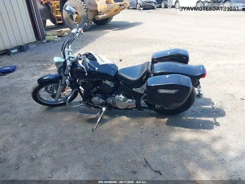 2013 Yamaha Xvs650 VIN: JYAVM01E8DA139051 Lot: 45406450