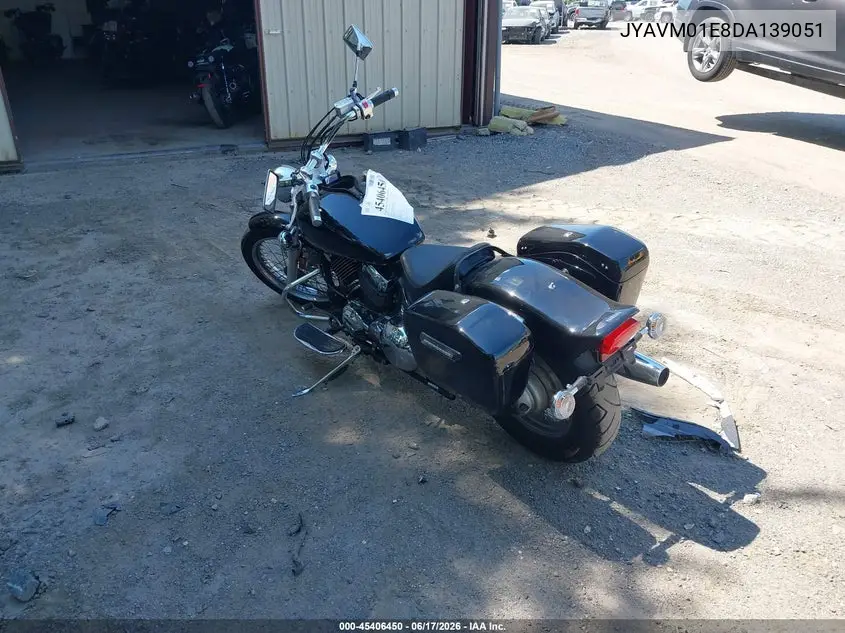 2013 Yamaha Xvs650 VIN: JYAVM01E8DA139051 Lot: 45406450
