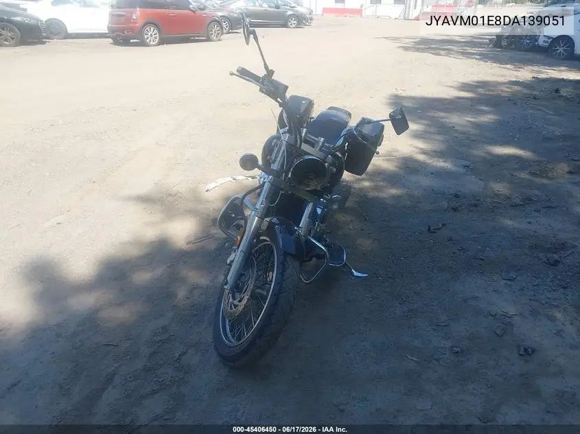 2013 Yamaha Xvs650 VIN: JYAVM01E8DA139051 Lot: 45406450