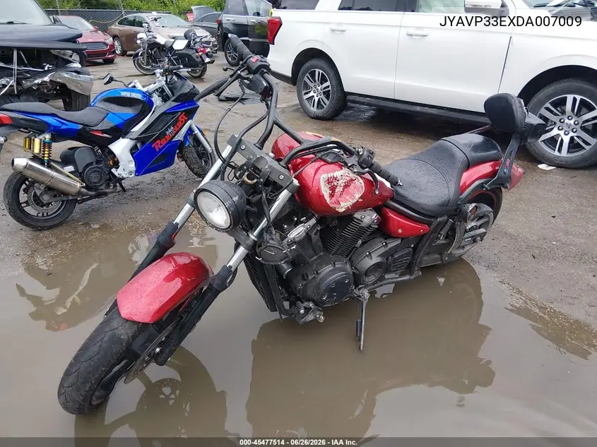 2013 Yamaha Xvs1300 Cu VIN: JYAVP33EXDA007009 Lot: 45477514