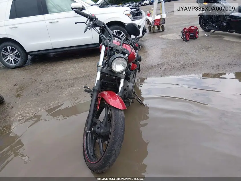 2013 Yamaha Xvs1300 Cu VIN: JYAVP33EXDA007009 Lot: 45477514