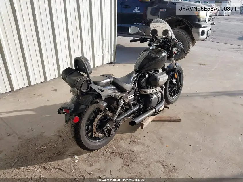 2014 Yamaha Xvs950 Cu VIN: JYAVN05E5EA000391 Lot: 44718140