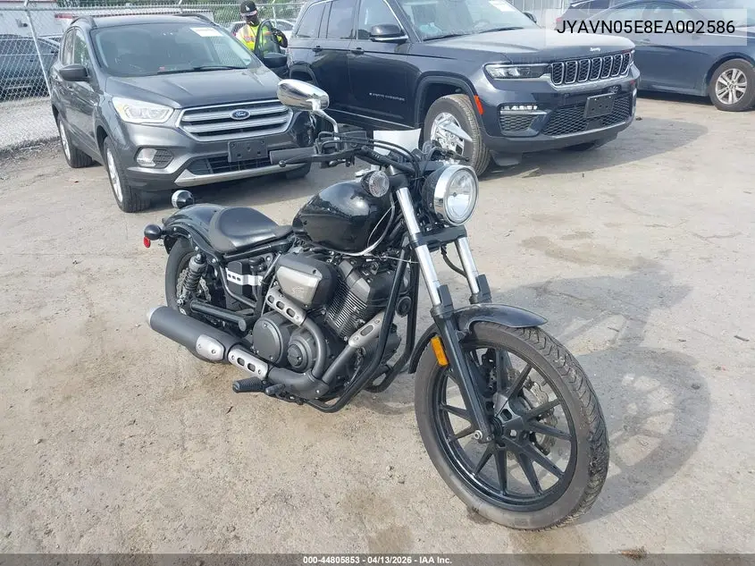 2014 Yamaha Xvs950 Cu VIN: JYAVN05E8EA002586 Lot: 44805853