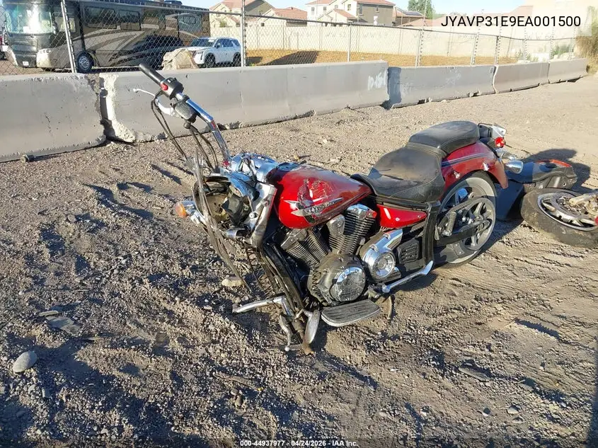 2014 Yamaha Xvs1300 A VIN: JYAVP31E9EA001500 Lot: 44937977
