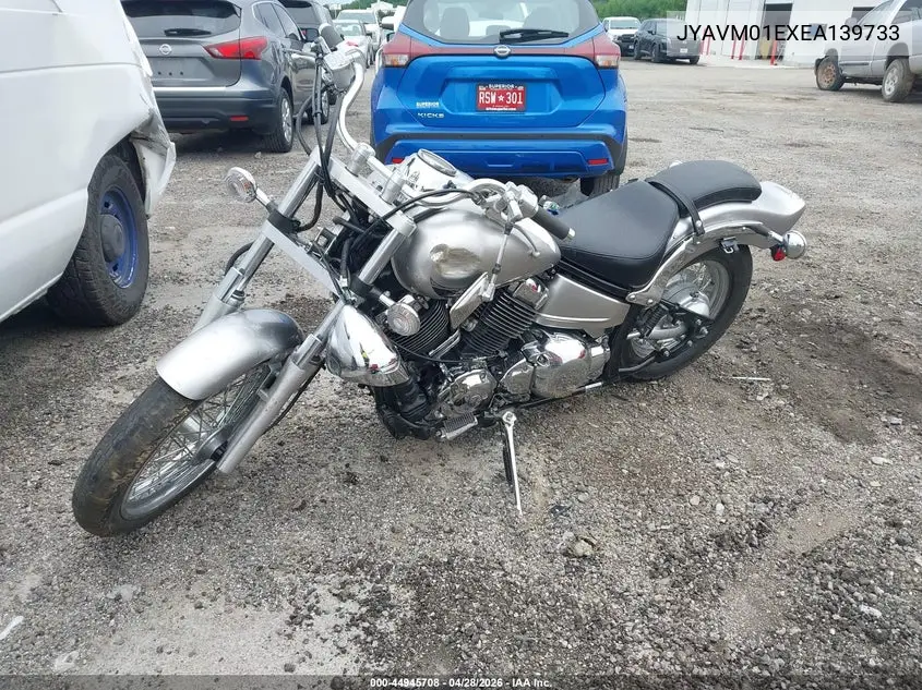 2014 Yamaha Xvs650 VIN: JYAVM01EXEA139733 Lot: 44945708