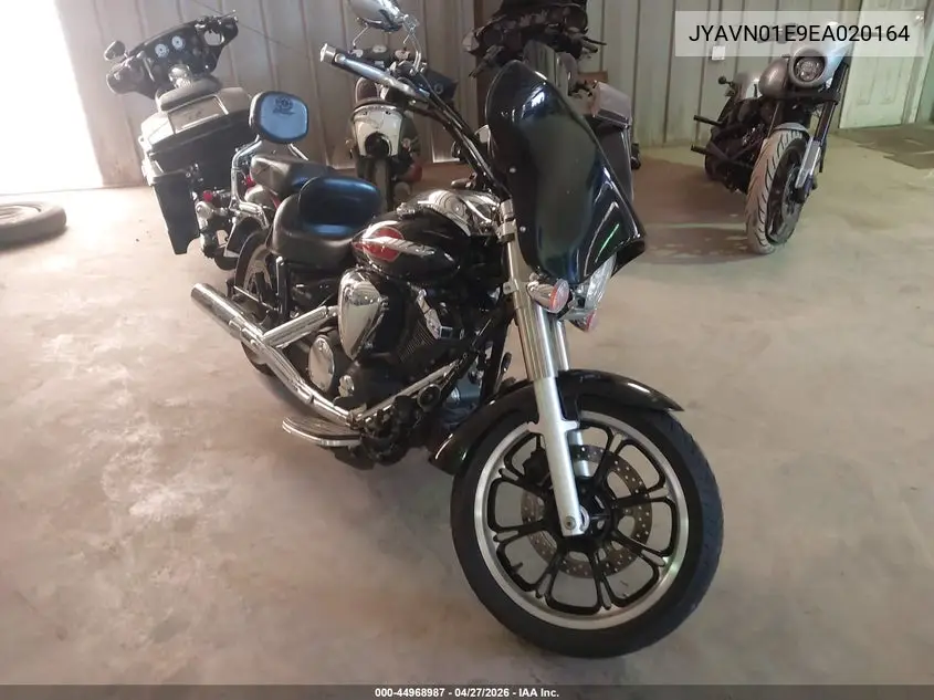 2014 Yamaha Xvs950 A/Ct VIN: JYAVN01E9EA020164 Lot: 44968987