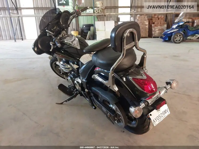 2014 Yamaha Xvs950 A/Ct VIN: JYAVN01E9EA020164 Lot: 44968987
