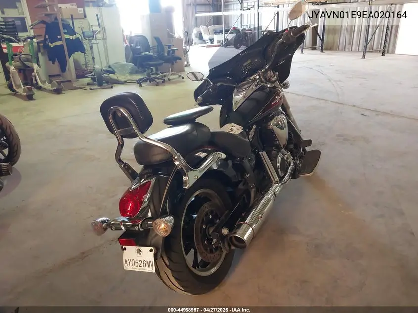 2014 Yamaha Xvs950 A/Ct VIN: JYAVN01E9EA020164 Lot: 44968987
