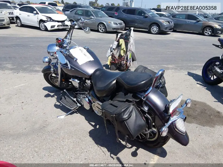 2014 Yamaha Xv1700 As/Ats VIN: JYAVP28E8EA005358 Lot: 45174677