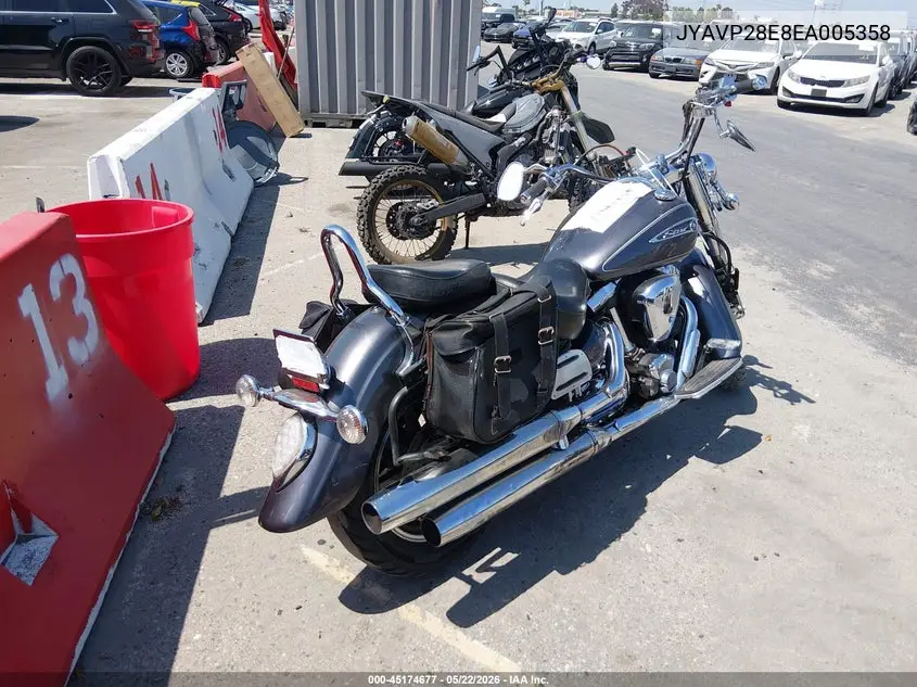 2014 Yamaha Xv1700 As/Ats VIN: JYAVP28E8EA005358 Lot: 45174677