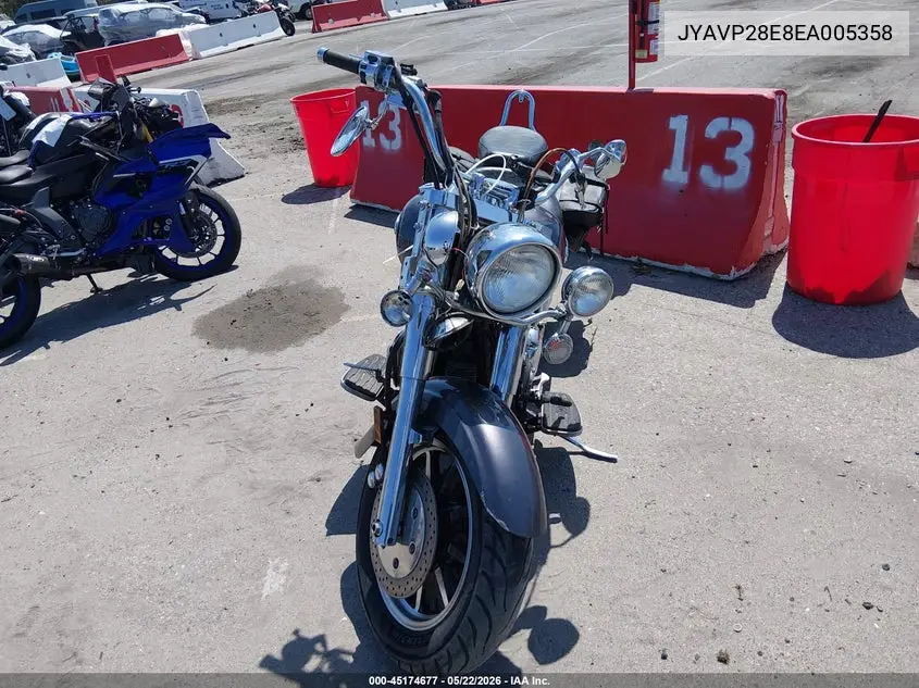 2014 Yamaha Xv1700 As/Ats VIN: JYAVP28E8EA005358 Lot: 45174677