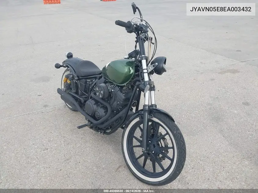 2014 Yamaha Xvs950 Cu VIN: JYAVN05E8EA003432 Lot: 45366530