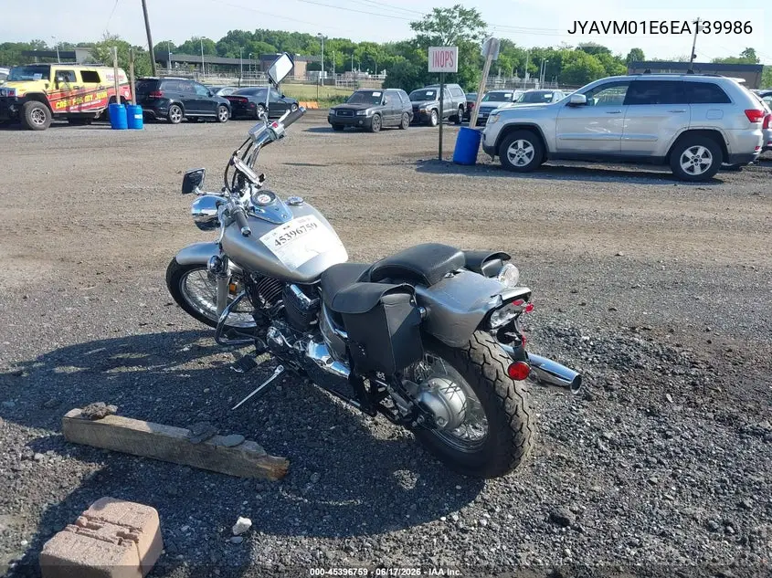 2014 Yamaha Xvs650 VIN: JYAVM01E6EA139986 Lot: 45396759