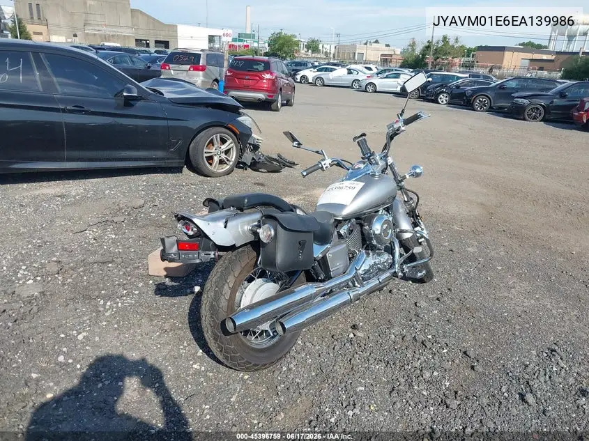 2014 Yamaha Xvs650 VIN: JYAVM01E6EA139986 Lot: 45396759