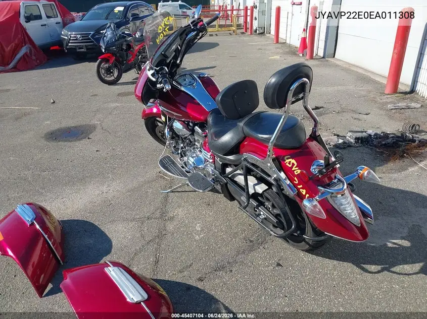 2014 Yamaha Xv1900 Ct/Cfd VIN: JYAVP22E0EA011308 Lot: 45407104
