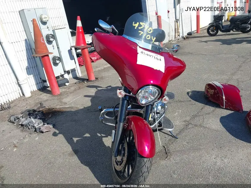 2014 Yamaha Xv1900 Ct/Cfd VIN: JYAVP22E0EA011308 Lot: 45407104