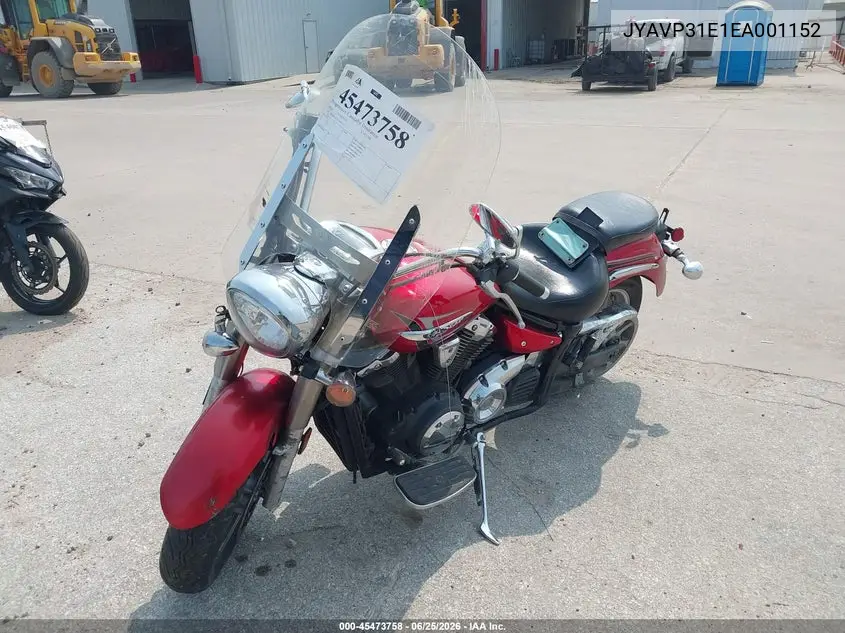 2014 Yamaha Xvs1300 A VIN: JYAVP31E1EA001152 Lot: 45473758