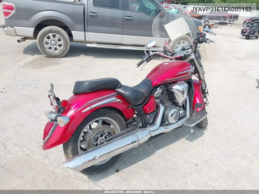 2014 Yamaha Xvs1300 A VIN: JYAVP31E1EA001152 Lot: 45473758