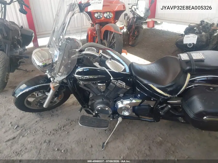 2014 Yamaha Xvs1300 Ct/Cfd VIN: JYAVP32E8EA005326 Lot: 45560337
