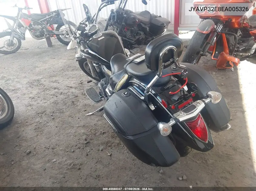 2014 Yamaha Xvs1300 Ct/Cfd VIN: JYAVP32E8EA005326 Lot: 45560337