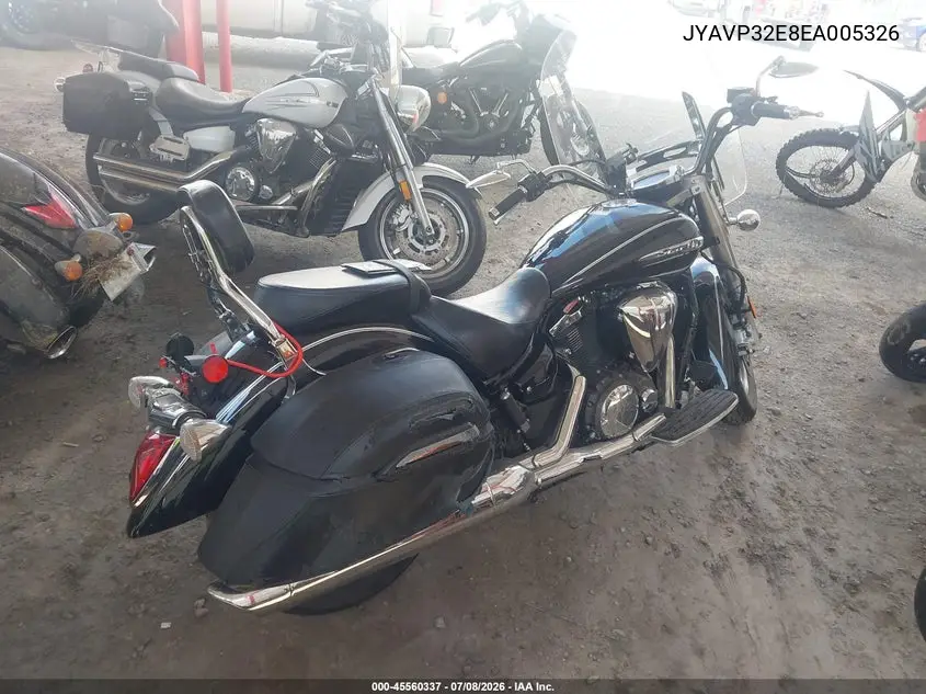 2014 Yamaha Xvs1300 Ct/Cfd VIN: JYAVP32E8EA005326 Lot: 45560337