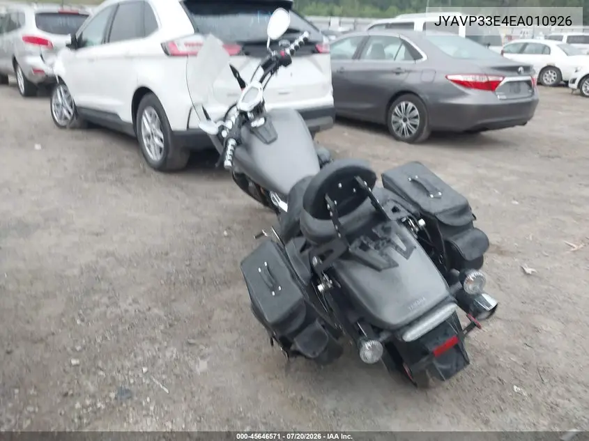 2014 Yamaha Xvs1300 Cu VIN: JYAVP33E4EA010926 Lot: 45646571