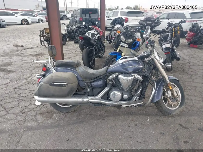 2015 Yamaha Xvs1300 Ctc/Ctbc VIN: JYAVP32Y3FA000465 Lot: 44729807