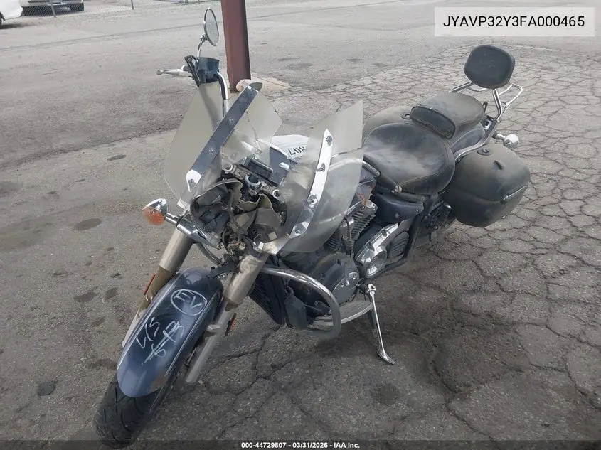 2015 Yamaha Xvs1300 Ctc/Ctbc VIN: JYAVP32Y3FA000465 Lot: 44729807