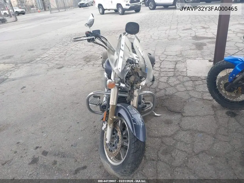 2015 Yamaha Xvs1300 Ctc/Ctbc VIN: JYAVP32Y3FA000465 Lot: 44729807