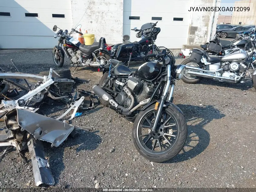 2016 Yamaha Xvs950 Cu/Cuc VIN: JYAVN05EXGA012099 Lot: 45500004
