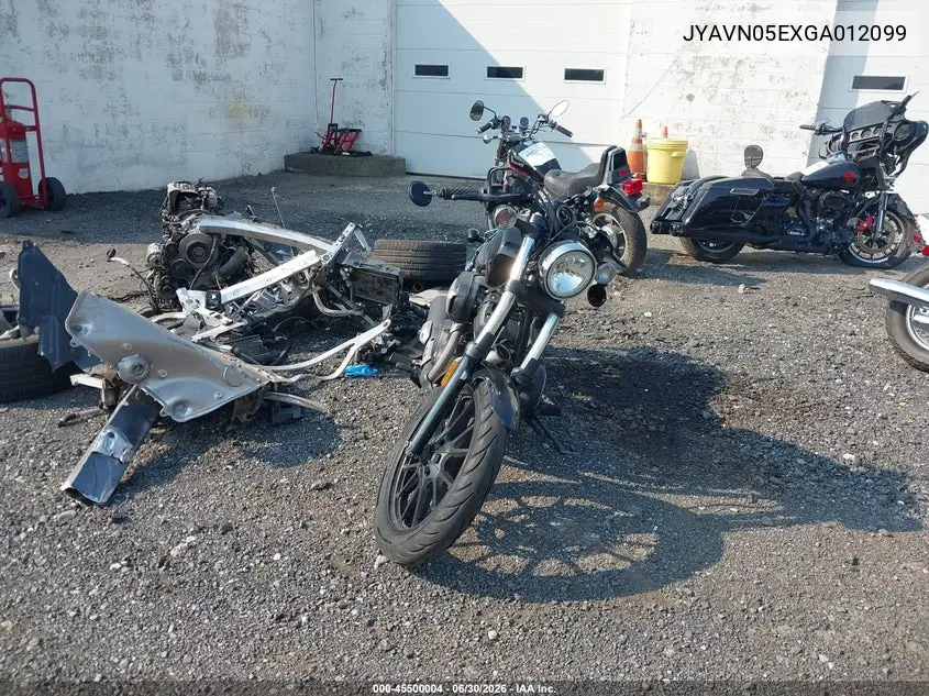 2016 Yamaha Xvs950 Cu/Cuc VIN: JYAVN05EXGA012099 Lot: 45500004