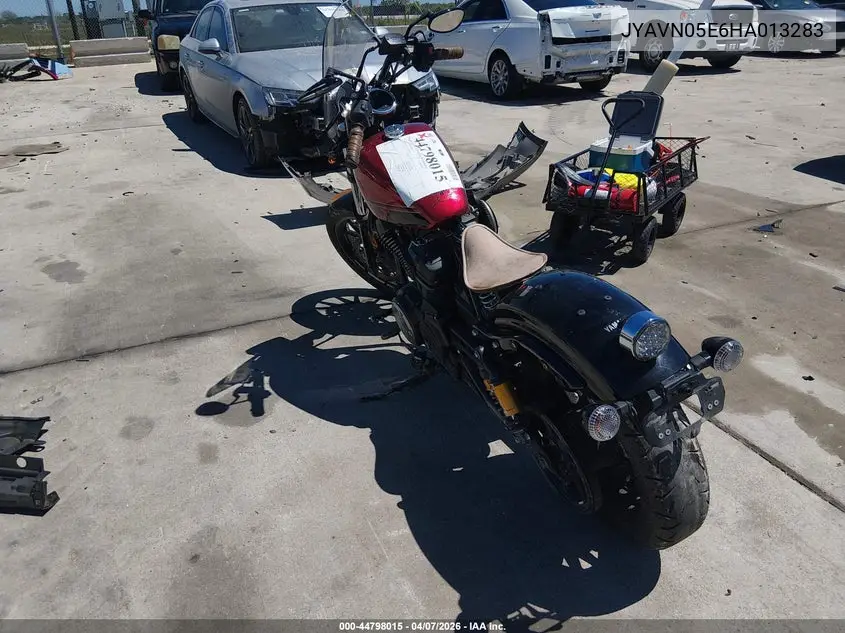 2017 Yamaha Xvs950 Cu/Cuc VIN: JYAVN05E6HA013283 Lot: 44798015