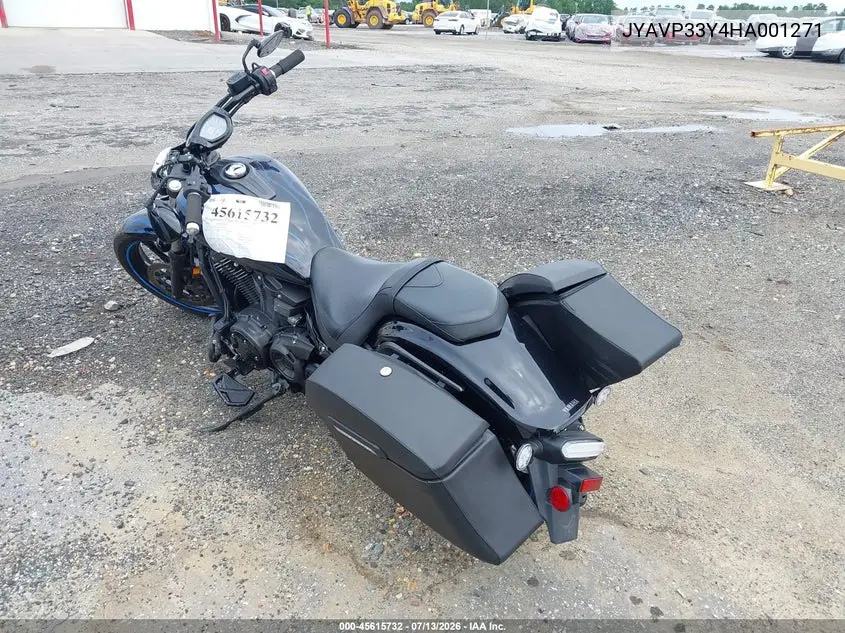 2017 Yamaha Xvs1300 Cuc VIN: JYAVP33Y4HA001271 Lot: 45615732