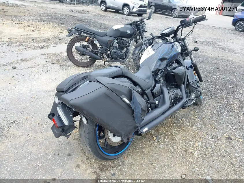 2017 Yamaha Xvs1300 Cuc VIN: JYAVP33Y4HA001271 Lot: 45615732