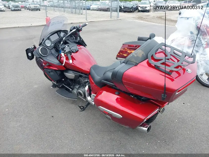2018 Yamaha Xv1900 Fd VIN: JYAVP38Y0JA000312 Lot: 45413709