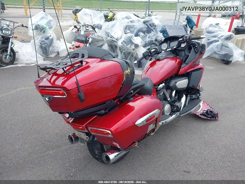 2018 Yamaha Xv1900 Fd VIN: JYAVP38Y0JA000312 Lot: 45413709