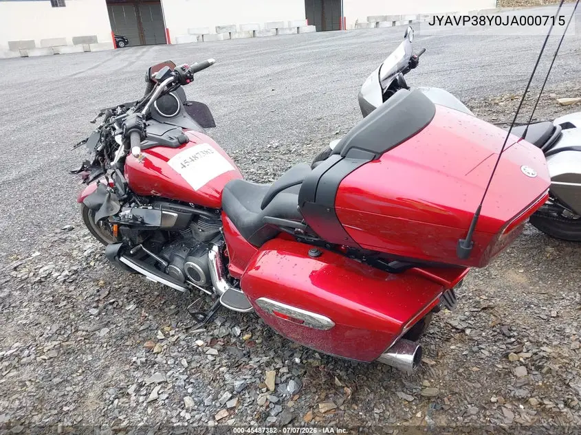 2018 Yamaha Xv1900 Fd VIN: JYAVP38Y0JA000715 Lot: 45487382