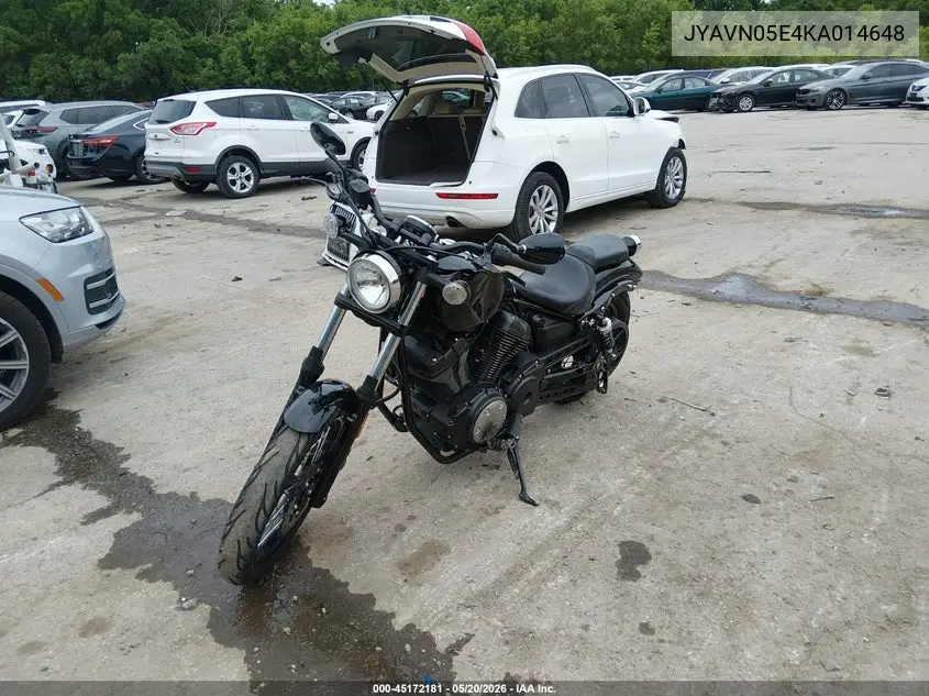 2019 Yamaha Xvs950 Cu/Cuc VIN: JYAVN05E4KA014648 Lot: 45172181