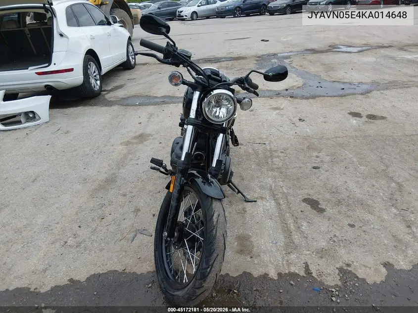 2019 Yamaha Xvs950 Cu/Cuc VIN: JYAVN05E4KA014648 Lot: 45172181